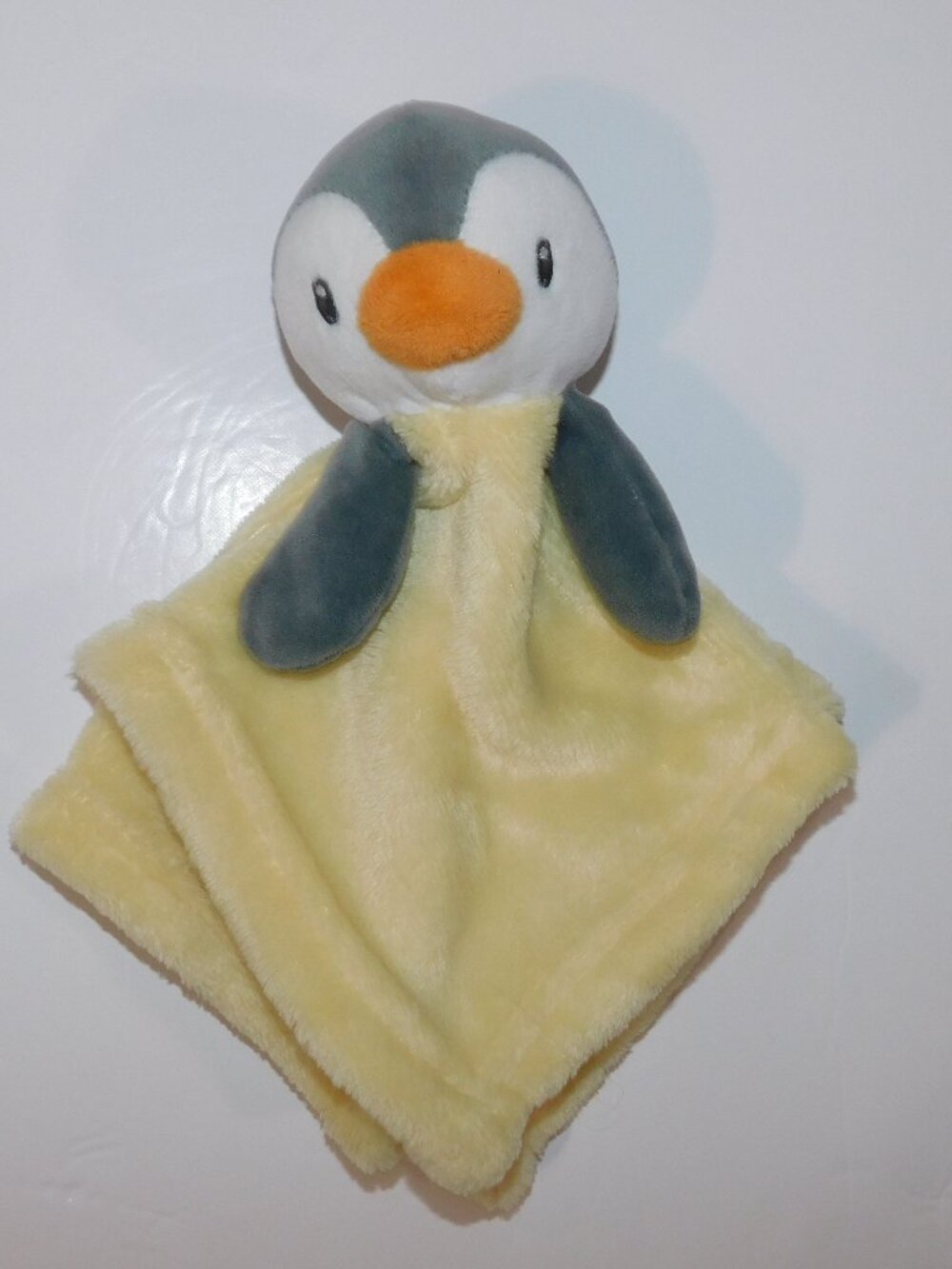 Nemcor Yellow Gray Penguin Security blanket Plush Baby Lovey nunu Soother 2017